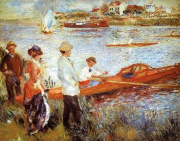 Pierre Auguste Renoir : Oarsmen at Chatou